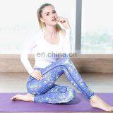 OEM Nylon Spandex Active Wear Custom Yoga Pants For Women thumbnail-1