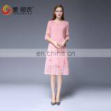 Dongguan Clothes Factory Women Wear Pure Color Casual Outdoor Dresses thumbnail-2