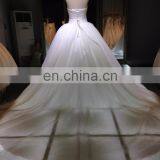 1A004cx Luxury Appliqued Heavy Beaded Ornament Floor-lenght With Long Tail Off Shoulder Sweetheart Wedding Dress 2016 thumbnail-4