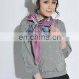 New Style Silk Chiffon Digital Printing Square Scarf