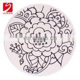 New Style Ceramic Circle Cup Wedding Coasters For Drink thumbnail-1
