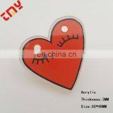 Wholesale Cheap Price Plastic Star Shaped Badge With Safty Pin thumbnail-5