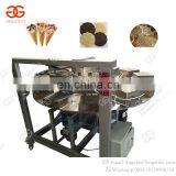 Hot Sale High Quality Semi Automatic Gas Heating Pizzelle Cookies Ice Cream Waffle Cone Baking Maker Kuih Kapit Making Machine thumbnail-2