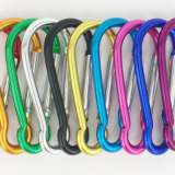 Carabiner Keychain Swivel Snap Hook Jewelry Aluminium Carabiner Hooks Climbing Snap Hook thumbnail-4