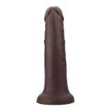 Strap-on Silicone Dildo Simple Silicone Dildo Without BallsSex Adjustable Harness Black Gold Dildo thumbnail-3