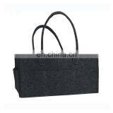 Wholesale Felt Diaper Caddy for Tote Bag With PU Leather Handle thumbnail-5