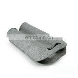 Factory Supply Customized Size Felt Wine Bottle Bag in Leather thumbnail-7