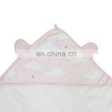 100% Cotton Cute and Comfortable Wearable Hooded Bath Towel Animal Baby Hooded Towel thumbnail-3