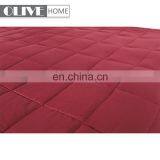 Custom Gravity Red Cotton Fleece Sensory Anxiety Blankets Cheap Adults/kids Duvet Cover Weighted Blanket With Glass Bead thumbnail-5