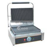 Commercial Sandwich Panini Press Grill Full Grooved Plate Electric Contact Grill Commercial Panini Press thumbnail-3