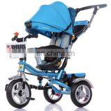 Hot Selling Factory Price Children Tricycle / Kids Trike With Foldable Pushbar Rotating Baby Tricycle thumbnail-5