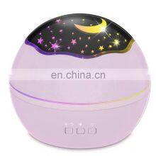 Christmas Gift Rotating Stars Projector Night Light Lamp for Baby Bedroom