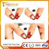 Latest Led Flash Nail Art Sticker / Beauty NFC Nail Tag for Apple Phones