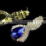 Arabic Beautiful Golden Earring Designs for Women Indian Arete Dije Colgante Para Mujer thumbnail-4