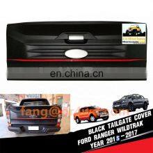 Black Rear Tailgate Cover Facelift for RANGER 2015 2016 2017 thumbnail-2