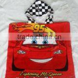 Boy Customized Design/cartoon Pattern Printing Pattern Pure Cotton Infant/baby/kids/children Hood Towel thumbnail-1