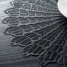 WANTU JH8008 BLACK Vinyl Placemat