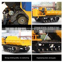 Mini Crawler Dumper Trucks Rubber Track 3 Tons Crawler Transporter Dumper thumbnail-4
