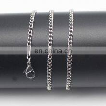 long chains hanging neck custom logo personalized necklace stainless steel chain roll