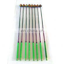 Titanium Fishing Lure Spoon With Pure Carbon Fiber Handles and Aluminum Accessories