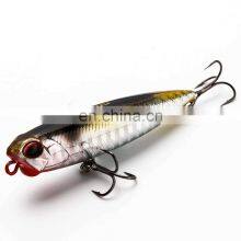 JOHNCOO New Pencil Fishing Lure 65mm 100mm Hard Bait Fish Bait Topwater Hard Lure Artificial Wobblers thumbnail-5