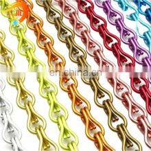 Aluminum Colorful Double Hook Chain Door Curtain Chain for Partition