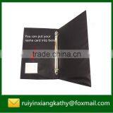 PP Material Hard Cover Name Card 2 Ring Binder With Name Card Quality Choice