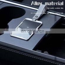 Car Key Case for Tesla Model Y Card Key Pouch for Model 3 Aluminum Car Key Holder Cover for Tesla Accessories thumbnail-4