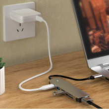 OEM Hot Sale 6-in-1 MultiPort Adapter Type-c Docking Station 4K HDMI, USB 2.0, USB 3.0, SD/TF, PD.. thumbnail-4