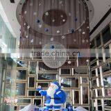 shopping mall atrium hanging ball christmas decorations