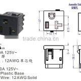 UL Approvals us Armerican Inlet Small Size/usa Power Socket thumbnail-5