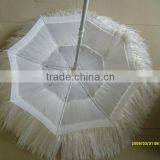 2015 the Best Price and New Style Straw Beach Outdoor Umbrella