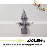 factory wholesale cast steel spears/Ornaments Spear Points iron Fence Spear/decorative iron products castings and forgings