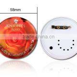 Creative Plastic Voice Recording Personality Design Badge Pins for Party thumbnail-1