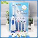 2015 Kid Waterproof Battery Powered Electrical Toothbrush With Holder and Replace Head thumbnail-1
