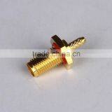 RF SMA Bulkhead Panel Mount Connector