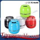 Mini Portable Bluetooth Wireless Speaker With Different Color and Build-in Mic,Support USB/AUX/TF/SD Card thumbnail-1