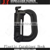 50mm Carabiner Clip/POM Plastic Carabiner for Backpack/plastic D carabiner
