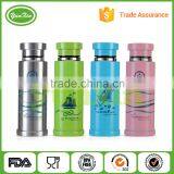 Wholesale 380ml Double wall stainless steel sport bottles with flat cap at competitive price