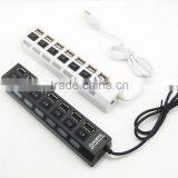 High Speed 4 Port USB 2.0 Multi HUB Splitter Expansion Desktop PC Laptop Adapter thumbnail-2
