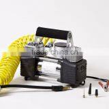 DC12V 150PSI 18A double 30mm cylinder air compressor pump for car tire,bike tire,inflatable craft,balls factory HS code 84148090