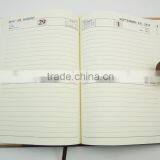 Embossed Logo Dark Brown a4 Leather Diary With Magnetic Closure thumbnail-4
