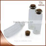 Glass Clear Bottle With Bung 69x22mm for Beads and Accessories