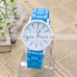 Fashion Summer Candy Color Electronic Quartz Movement Silicone Watches thumbnail-4