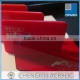 Advertising Light Board Acrylic Pmma 2mm Red