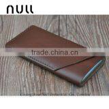 Flat Genuine Leather Hand Made Gifts Phone Holder With Card Slot