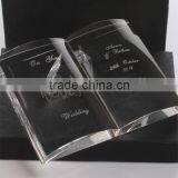 Noble Clear Cheap Crystal Book Shape Trophy for Wedding Souvenir thumbnail-1
