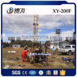 XY-200F Trailer Mounted Borehole Drilling Machine, 200m Water Well Drill Rig thumbnail-1