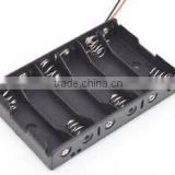 6*AA battery holder with wire