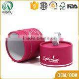 Red Customized Empty Logo Hot Stamping Cosmetic Packaging Round Plain Hat Boxes Quality Choice thumbnail-1